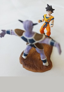 DRAGON BALL GASHAPON CAPSULE NEO VOL.2 SAGA FREEZER GINEW VS GOKU