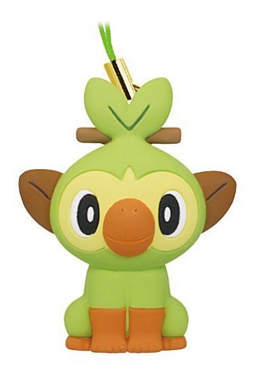 POKEMON GASHAPON PETANKO MASCOT TYPE GRASS GROOKEY