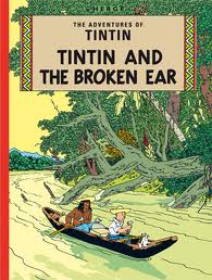 TINTIN INGLES. THE BROKEN EAR