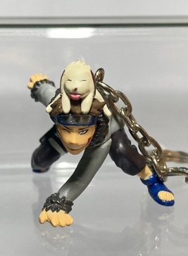 NARUTO GASHAPON BANPRESTO FIGURE KEY HOLDER KIBA