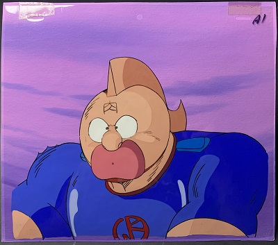 KINNIKUMAN ANIMATION CEL + BACKGROUND