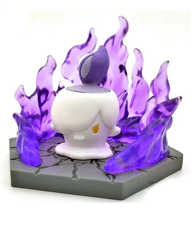 POKEMON GASHAPON DIORAMA COLLECT FIGHT VS. GHOST LITWICK