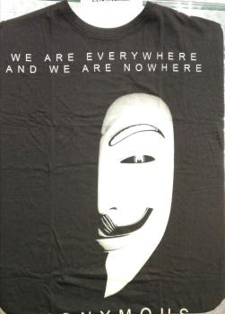 V DE VENDETTA CAMISETA NEGRA - XL