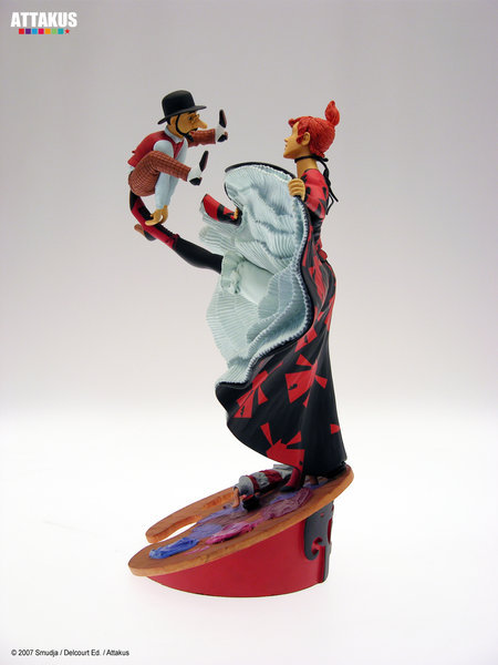 TOULOUSE & LA GOULUE FIGURA RESINA
