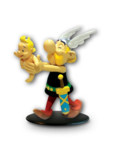FIGURA RESINA ASTERIX - ASTERIX CON NIÑO