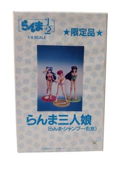 RANMA 1/2 MAQUETA RESINA THREE GIRLS RANMA, SHAMPOO Y UKYO 1/8