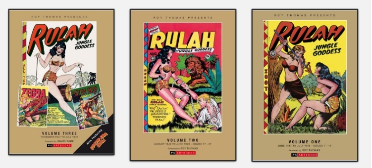 PACK ROY THOMAS PRESENTS RULAH JUNGLE GODDESS VOL. 1,2,3.