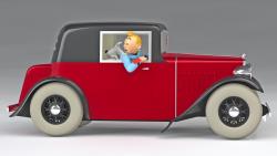 TINTIN COCHE LA ROSENGART DE L'EVASION
