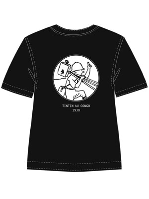 TINTIN CAMISETA CINEASTA (NEGRA) - TALLA 12