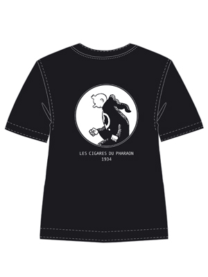 TINTIN CAMISETA TUNICA (NEGRA) - TALLA 12