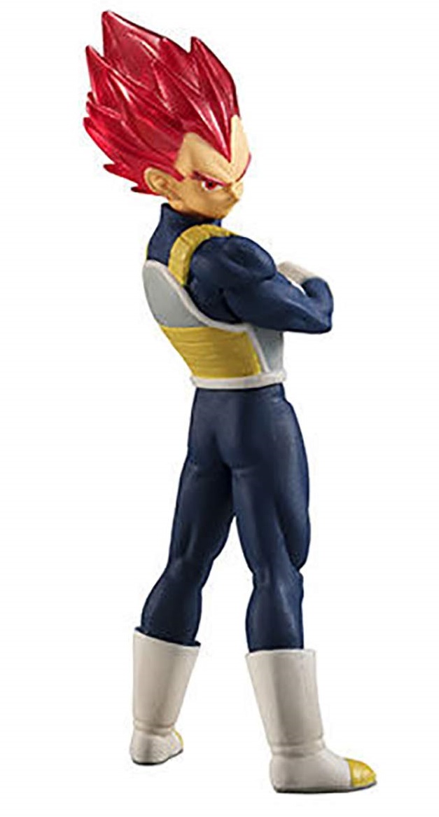 DRAGON BALL GASHAPON SUPER BATTLE FIGURE SERIES MOVIE 01 VEGETA SS RED