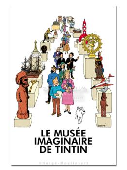 TINTIN POSTER MUSEO IMAGINARIO