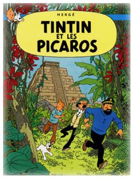 TINTIN POSTER PORTADA TINTIN ET LES PICAROS