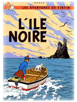 POSTER 512. TINTIN L'ILE NOIRE