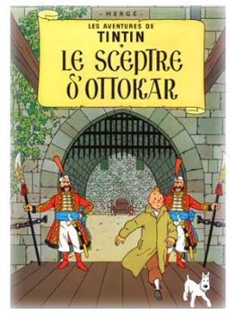 TINTIN POSTER PORTADA TINTIN LE SCEPTRE D'OTTOKAR