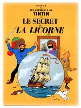 TINTIN POSTER PORTADA TINTIN LE SECRET DE LA LICORNE