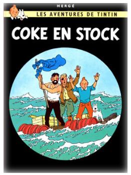 TINTIN POSTER PORTADA TINTIN COKE EN STOCK
