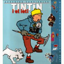 TINTIN I EL IETI ADHESIUS CANVIABLES