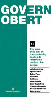 Deu anys de la llei de transparència, accés a la informació pública i bon govern