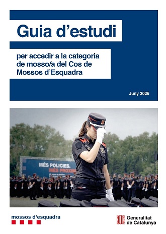 Guia d'estudi per accedir a la categoria de mosso/a del Cos de Mossos d’Esquadra