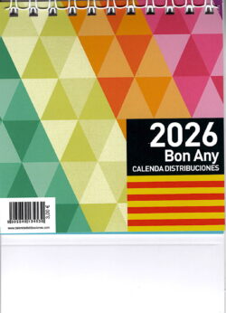 CALENDARIO 2026 CATALUNYA PEQUEÑO PIRAMIDE ESPIRAL CATALÀ