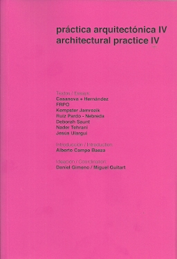 PRÁCTICA ARQUITECTÓNICA IV. ARCHITECTURAL PRACTICE IV