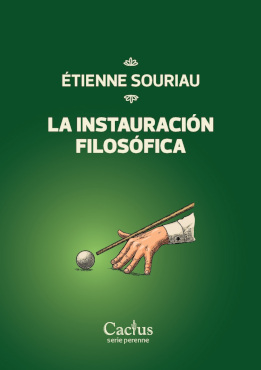 INSTAURACIÓN FILOSÓFICA, LA