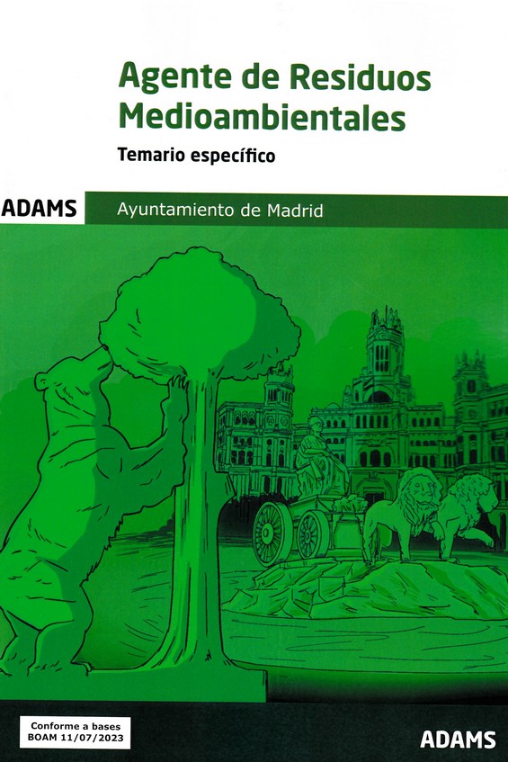 AGENTE DE RESIDUOS MEDIOAMBIENTALES - TEMARIO ESPECIFICO