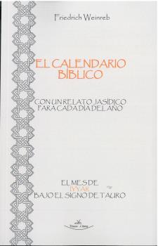 CALENDARIO BÍBLICO, EL - EL MES DE IYYAR BAJO EL SIGNO DE TAURO