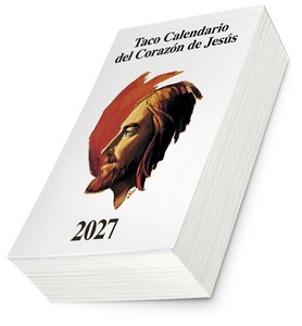 TACO CALENDARIO DEL CORAZÓN DE JESÚS - CLÁSICO - 2027