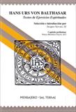 HANS URS VON BALTASAR.TEXTOS DE EJERCICIOS ESPIRITUALES.