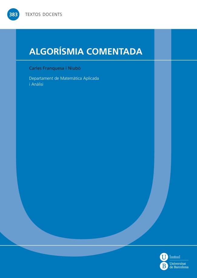 ALGORÍSMIA COMENTADA