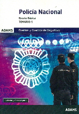 POLICIA NACIONAL. ESCALA BASICA. TEMARIO 1