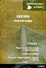 ADMINISTRACION GENERAL DEL ESTADO (GESTION PROMOCION INTERNA) -TEMARIO 1